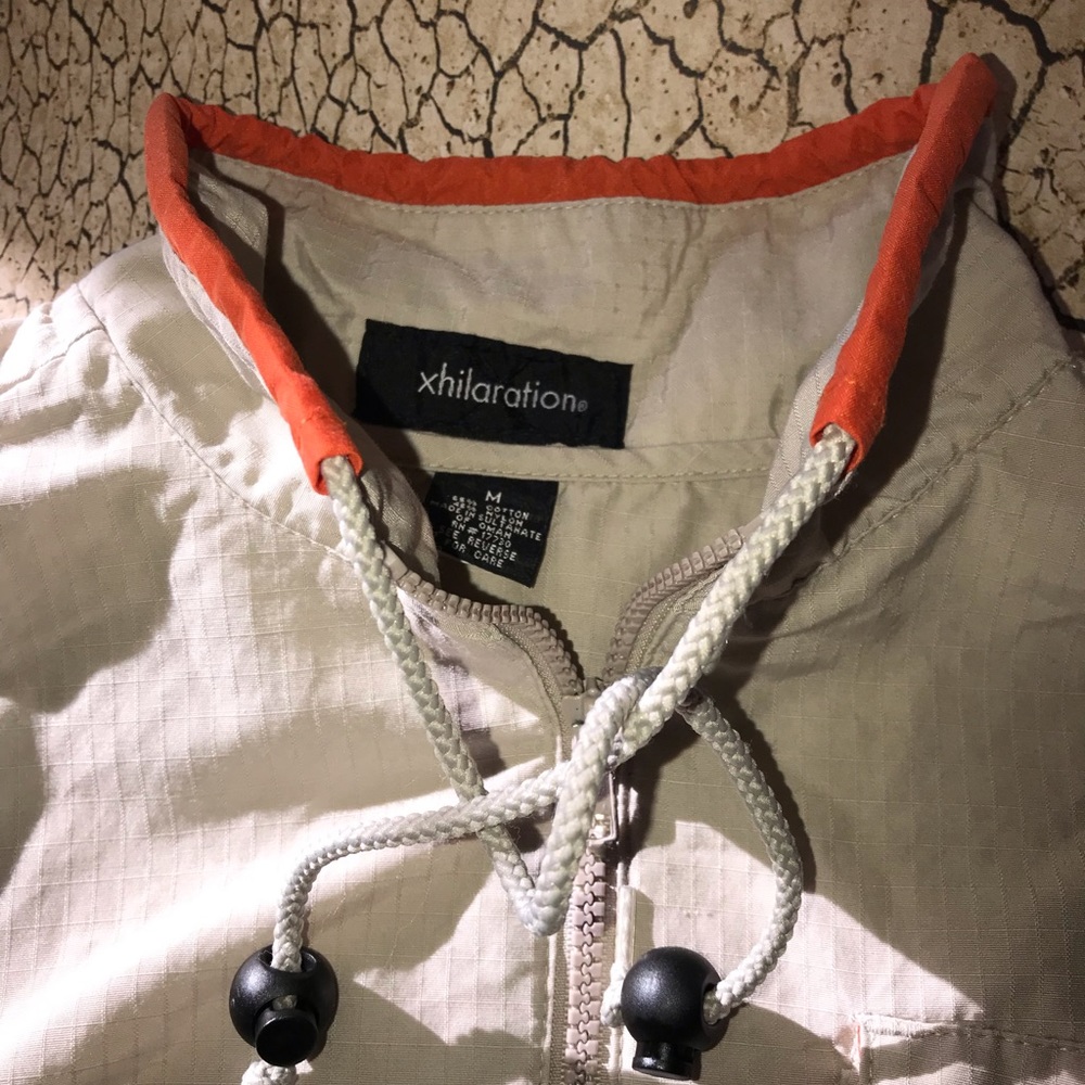 Xhilaration Tan and Orange Outdoor Vest Size M - Picture 4 of 15